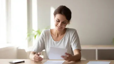 Small business owner reviewing a communication checklist at a desk